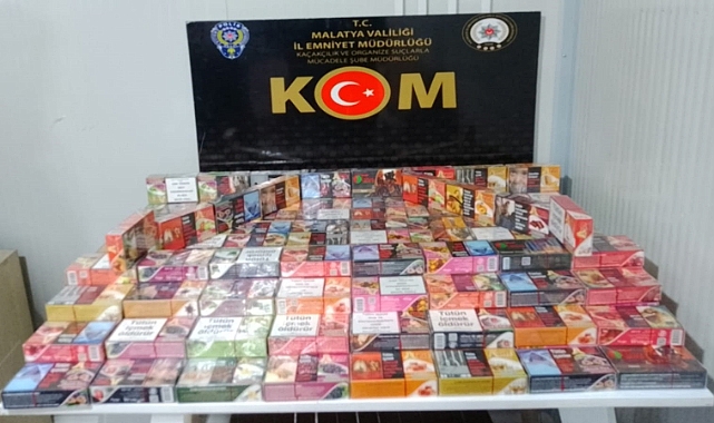 Malatya’da kaçak 30 kilo tütün ele geçirildi