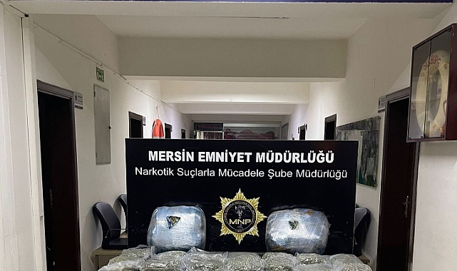 Mersin'de aranan şahıs 23 kilo esrarla yakalandı