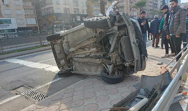 Şanlıurfa'da otomobil devrildi: 1 yaralı