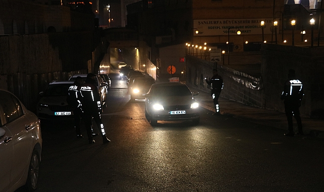 Şanlıurfa'da yılbaşı denetimi: 83 gözaltı