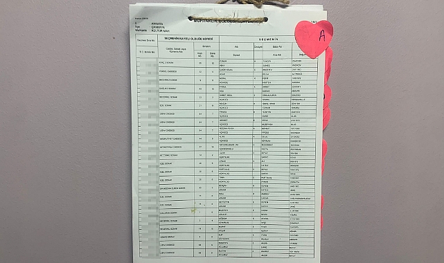 Seçmen listeleri muhtarlıklara asıldı
