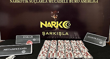 Şeker kutusundan uyuşturucu çıktı