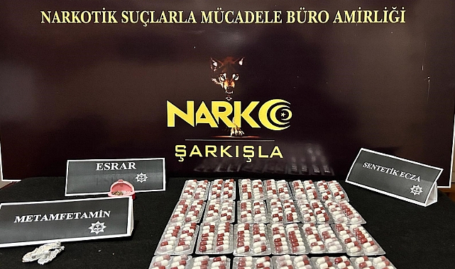 Şeker kutusundan uyuşturucu çıktı