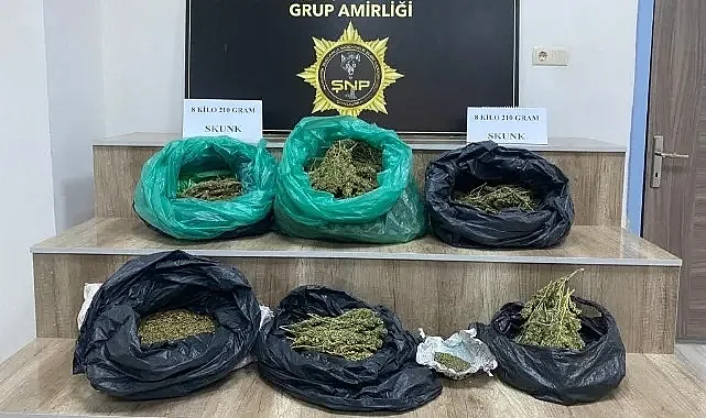 Siverek'te işyerinde uyuşturucu çıktı