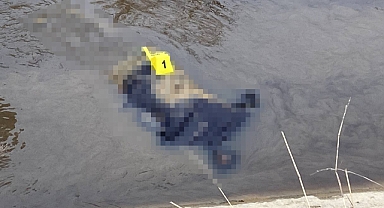 Sulama kanalı içerisinde ceset bulundu