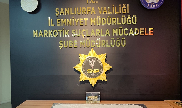 Vali Şıldak duyurdu! Şanlıurfa'da uyuşturucu ele geçirildi