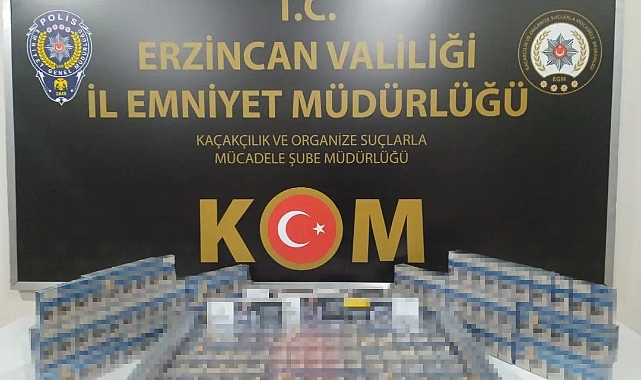 400 paket kaçak sigara ele geçirildi