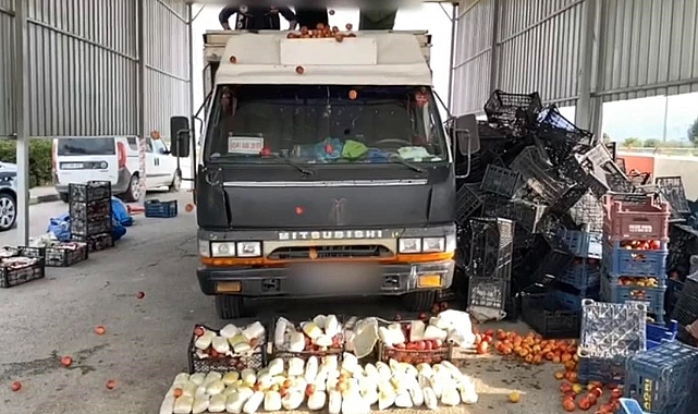 Elma kasalarının içinden 40 milyon TL'lik uyuşturucu çıktı