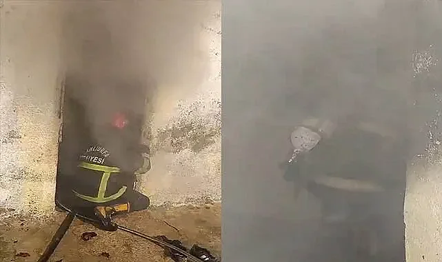 Eyyübiye'de bir evde yangın! İtfaiye ekipleri söndürdü