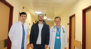 Kalp çarpıntısı yaşayan genç Harran'da sağlığına kavuştu