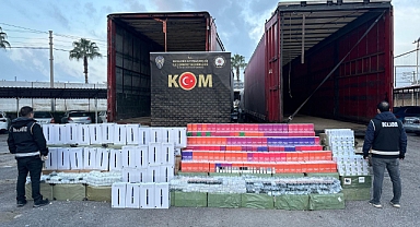 Milyonlarca liralık gümrük kaçağı ürün ele geçirildi