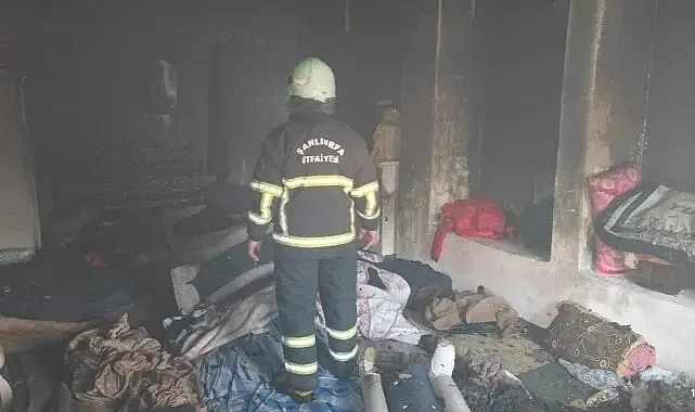 Şanlıurfa'da mesken yangını! Ekipler tarafından söndürüldü