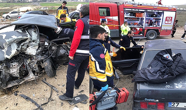 Şanlıurfa'da otomobiller çarpıştı: 1 ölü, 2 yaralı