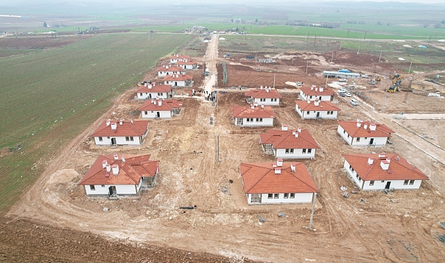 Şanlıurfa’da yapımı tamamlanan köy evleri kura ile sahiplerine teslim edilecek