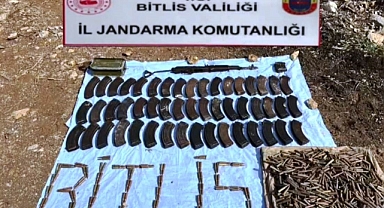 Silah ve çok sayıda mühimmat ele geçirildi