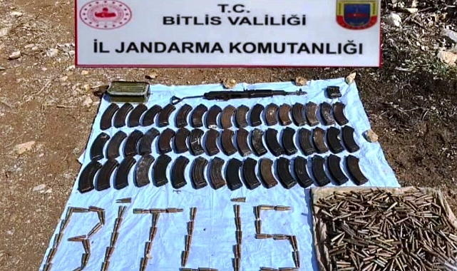 Silah ve çok sayıda mühimmat ele geçirildi