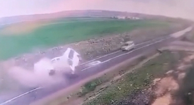 Siverek'te 6 kişinin yaralandığı feci kazanın görüntüleri ortaya çıktı