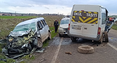 Siverek’te zincirleme kaza: 6 yaralı