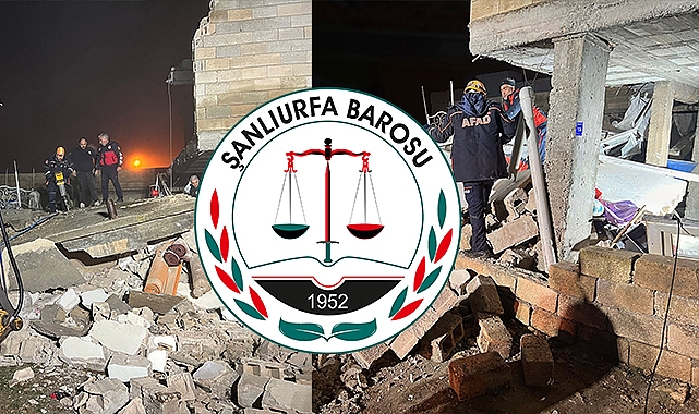 Urfa Barosu Bozova'da çöken binayla ilgili harekete geçti!
