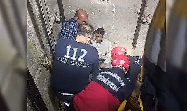 Urfa'da bir genç 5.kattan asansör boşluğuna düştü!