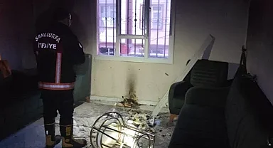 Urfa'da madde bağımlısı evi yaktı! Ekipler kurtardı