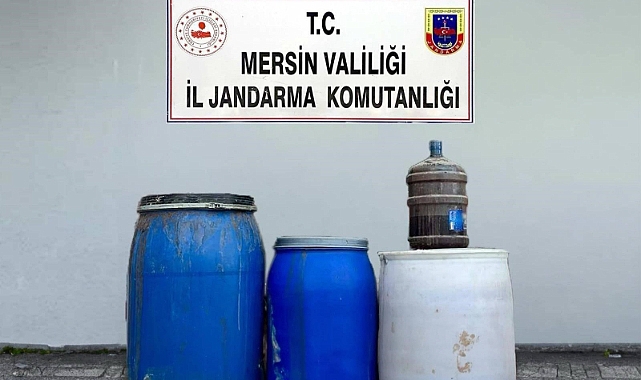 210 litre sahte içki ele geçirildi