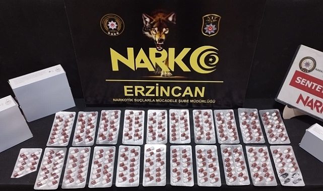 285 adet sentetik hap ele geçirildi