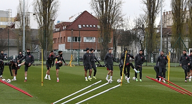 A Milli Takım, Avusturya maçı hazırlıklarını sürdürdü