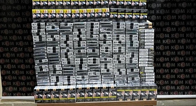 Akçakale'de kaçakçılık operasyonu! Bin 350 sigara ele geçirildi