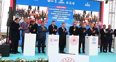 Bakan Özhaseki 3 bin 123 konutun temelini attı