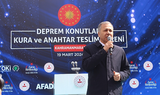 Bakan Yerlikaya'dan deprem konutları açıklaması!