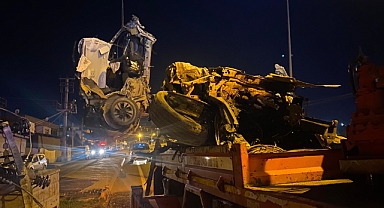 Beton direğe çarpan sürücü hayatını kaybetti