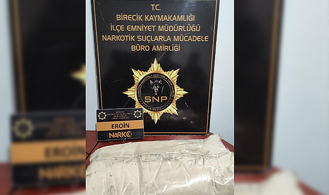 Birecik'te 3 kilo uyuşturucu ele geçirildi! 2 gözaltı