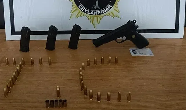 Ceylanpınar'da havaya ateş açma suçundan 1 kişi yakalandı