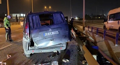 İki hafif ticari araç çarpıştı: 1 yaralı