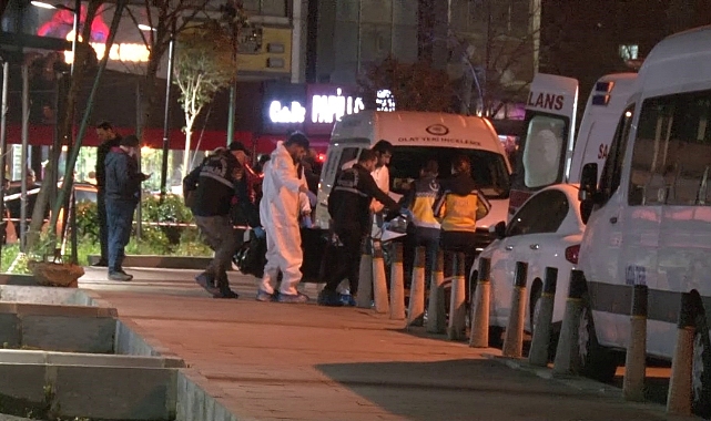 Kafeteryanın önünde silahlı çatışma: 1 ölü, 1 yaralı