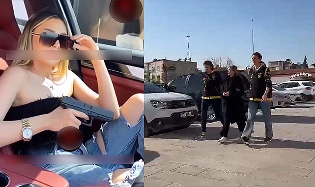 Lüks araçta silahla poz veren fenomene gözaltı