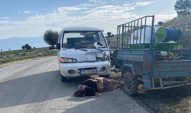 Mersin’de trafik kazası: 2 yaralı