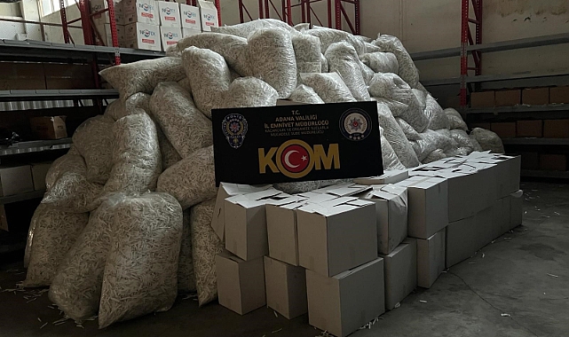 Milyonlarca lira değerinde gümrük kaçağı makaron ele geçirildi