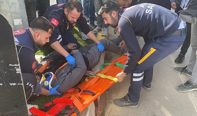 Otomobil ile motosiklet çarpıştı: Yaralı var