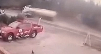Otomobil ile yakıt tankeri çarpıştı, sürücü ağır yaralandı