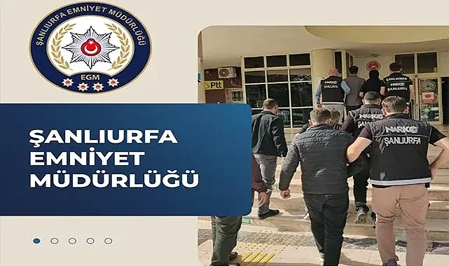 Şanlıurfa'da 9 adrese operasyon: 29 yakalanma