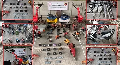 Şanlıurfa'da bağ evi hırsızları yakalandı! Sadece bağ evini çalmamışlar