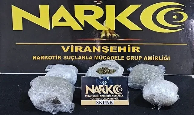 Viranşehir'de uyuşturucu ele geçirildi! 2 gözaltı