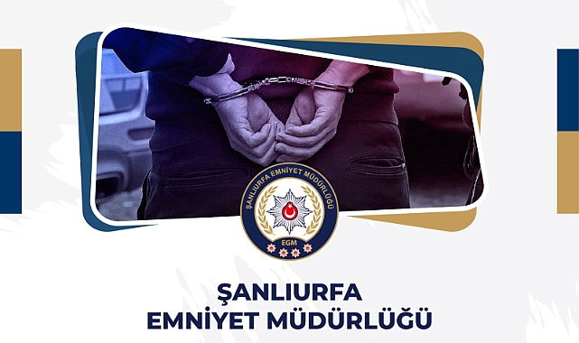 13 yıl hapis cezası bulunan şahıs Eyyübiye'de yakalandı