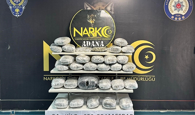 38 kilo esrar ele geçirildi, 8 şüpheli tutuklandı