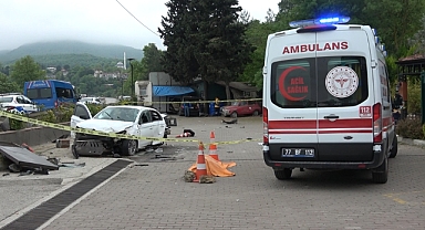Feci trafik kazası: 1 ölü, 7 yaralı