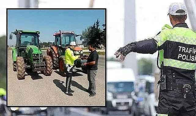 Şanlıurfa'da traktörle yarışa giren sürücüleri ceza!