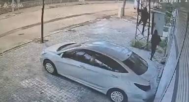 Siverek’te kablo hırsıları iş başında! O anlar kamerada