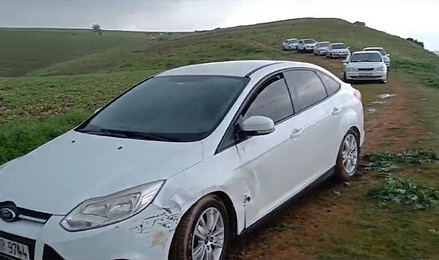 Siverek'te pikniğe giden vatandaşlar yolda mahsur kaldılar
